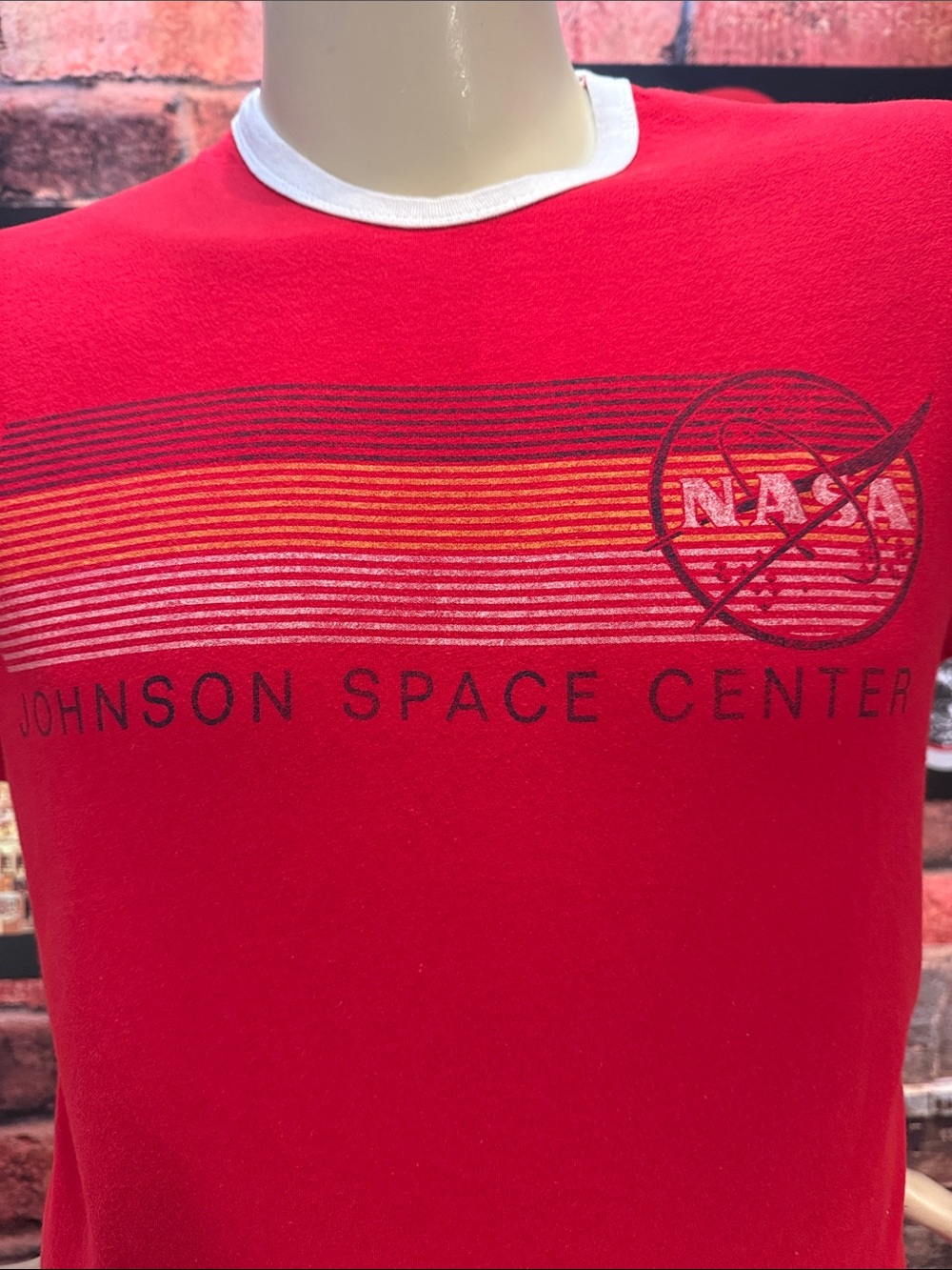 NASA Johnson Space Center Red Ringer Tee - Picture 3 of 14